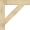 Ekena Millwork Traditional Block Rough Sawn Bracket, Douglas Fir, 6"W x 38"D x 38"H BKT06X38X38TRA05RDF - alternate 2